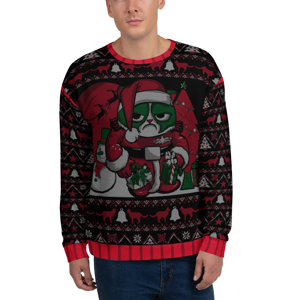 Sailor Bob Ugly Sweater Products, Having A Kniited Navy Inspired Christmas Ugly Sweater Design