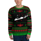 Sailor Bob Ugly Sweater Products, Having A Kniited Navy Inspired Christmas Ugly Sweater Design