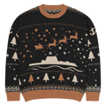 Sailor Bob Ugly Sweater Products, Having A Kniited Navy Inspired Christmas Ugly Sweater Design
