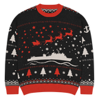 Sailor Bob Ugly Sweater Products, Having A Kniited Navy Inspired Christmas Ugly Sweater Design
