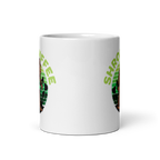 Bigfoot Green Mug — ceramic mug design featuring bigfoot green mug